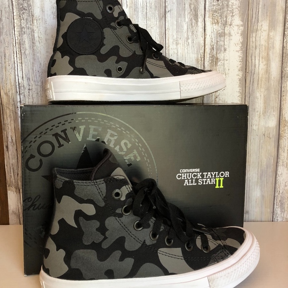 converse reflective camo canvas